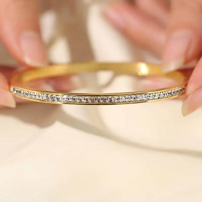 Luxury Crystal Slim Bangle Bracelet