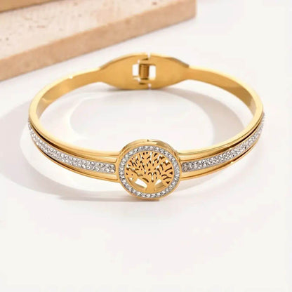 Luxury Crystal Tree of Life Bracelet