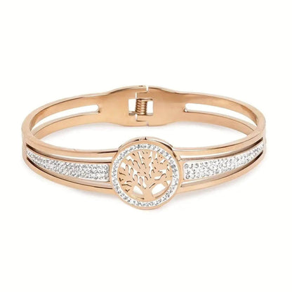 Luxury Crystal Tree of Life Bracelet