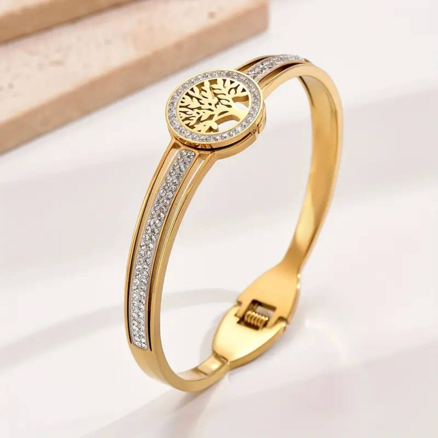 Luxury Crystal Tree of Life Bracelet