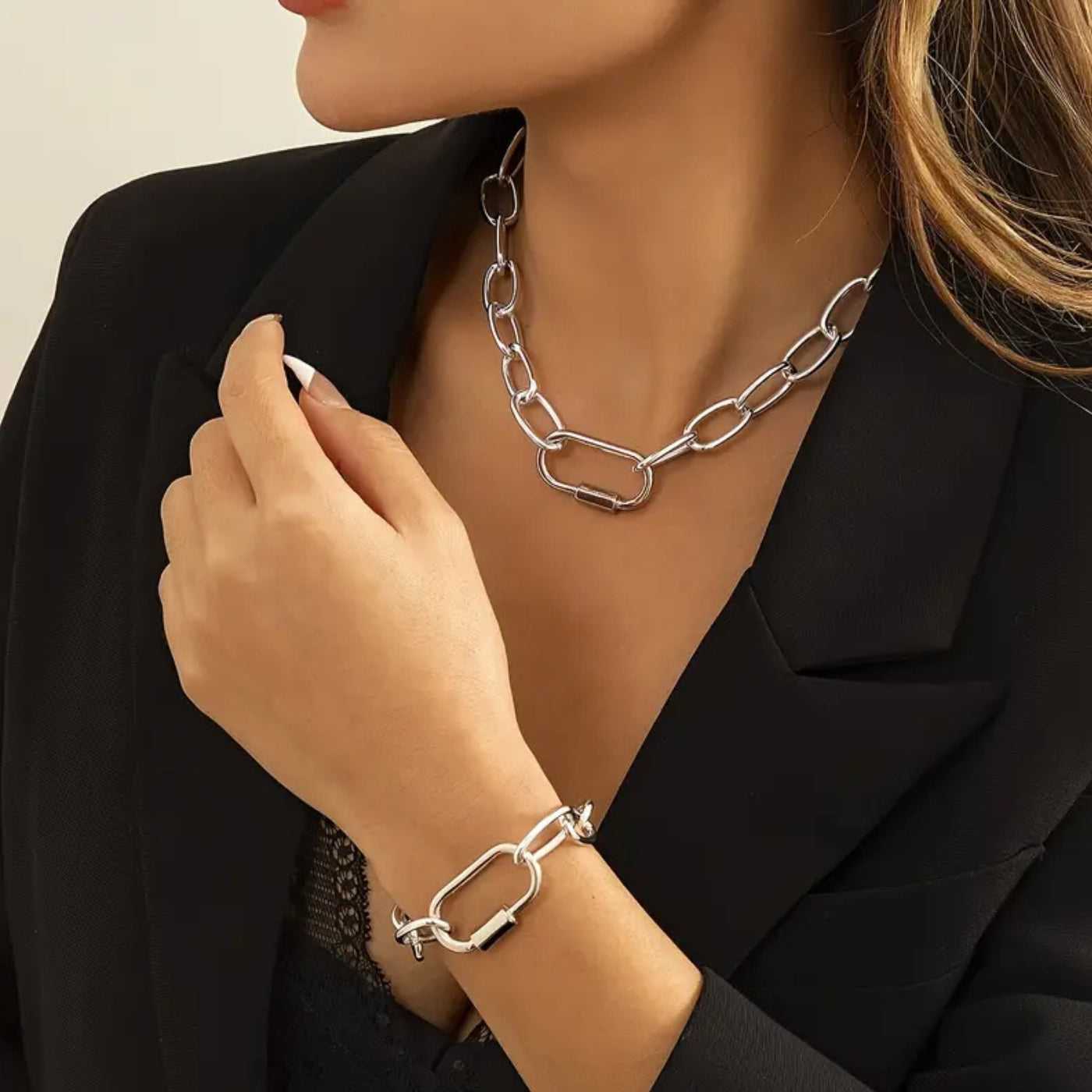 Luxury Link Jewelry Set