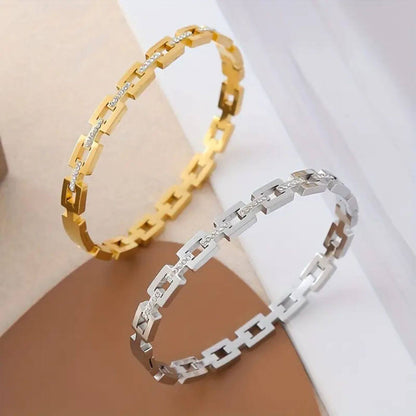 Luxury Rhinestone Link Bracelet