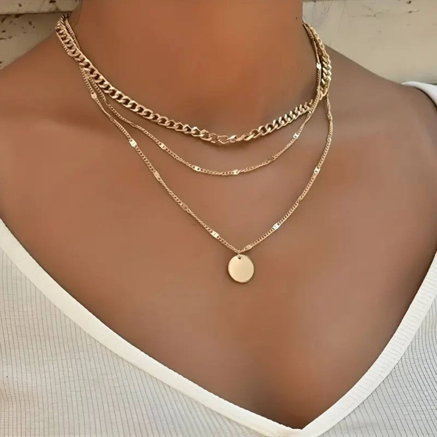 Luxury Layered Pendant Necklace