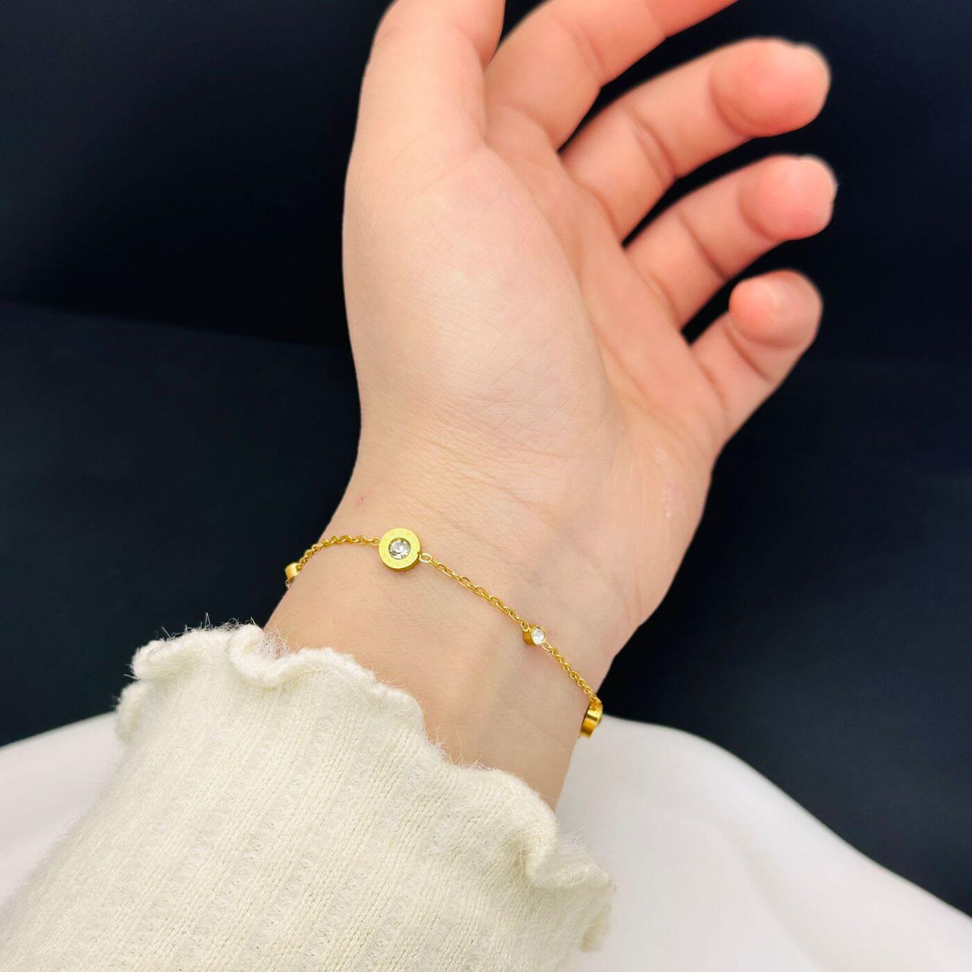 Luxury Minimalist Crystal Accent Bracelet