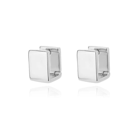 Luxury Square-Shaped Gold Earrings
