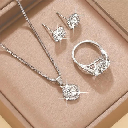 Opulent Diamond Jewelry Set