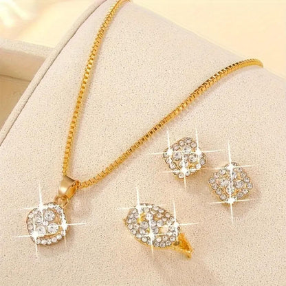 Opulent Diamond Jewelry Set