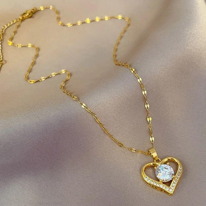 Radiant Heart Pendant Necklace