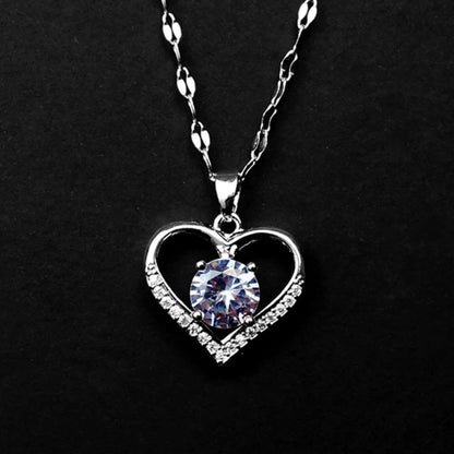 Radiant Heart Pendant Necklace