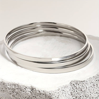 Refined Luxe Minimalist Bangles