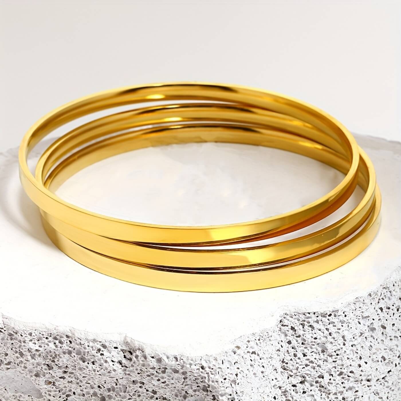 Refined Luxe Minimalist Bangles