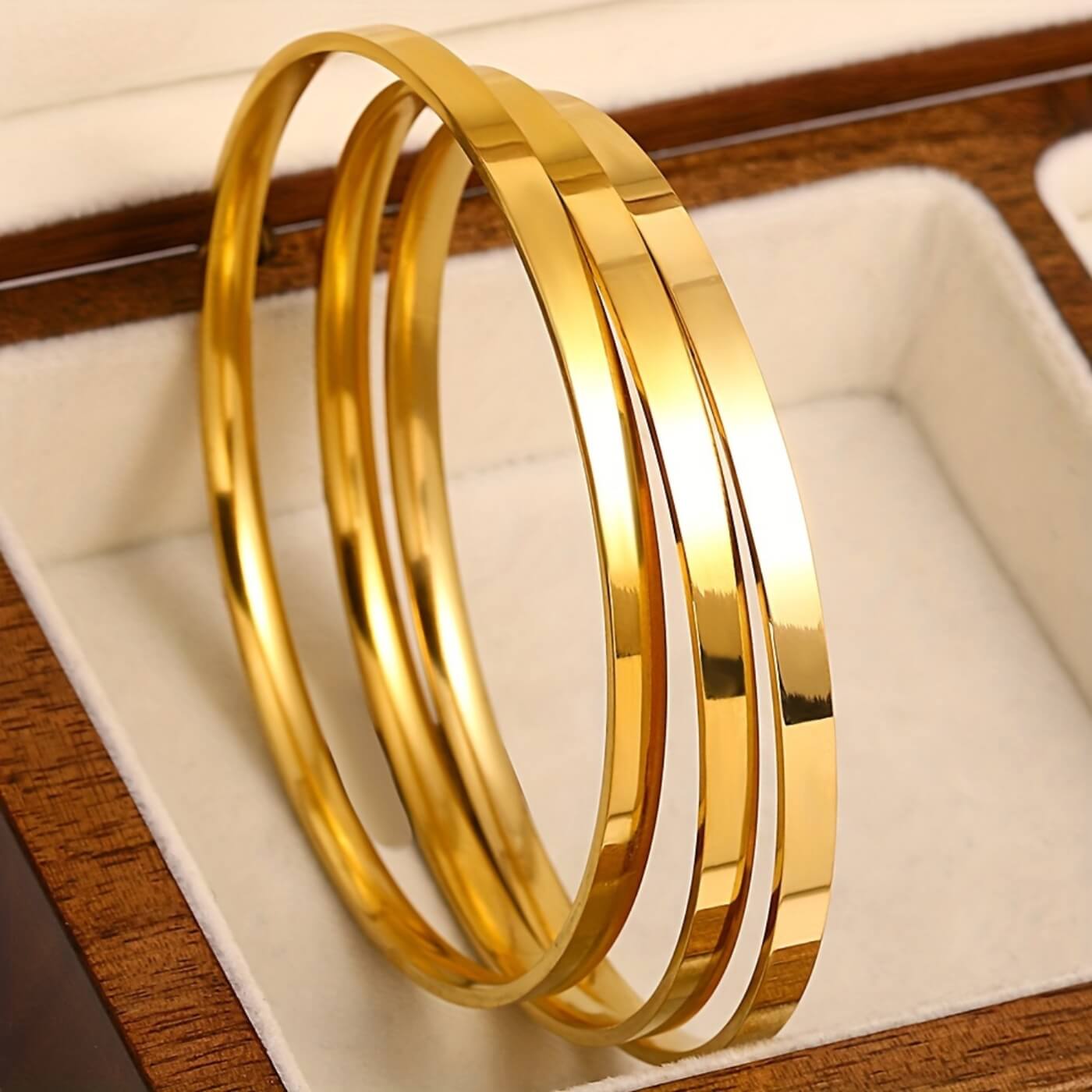 Refined Luxe Minimalist Bangles