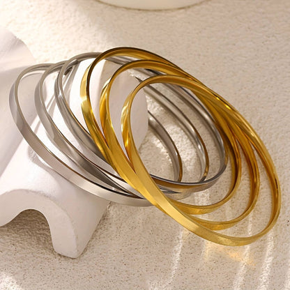 Refined Luxe Minimalist Bangles