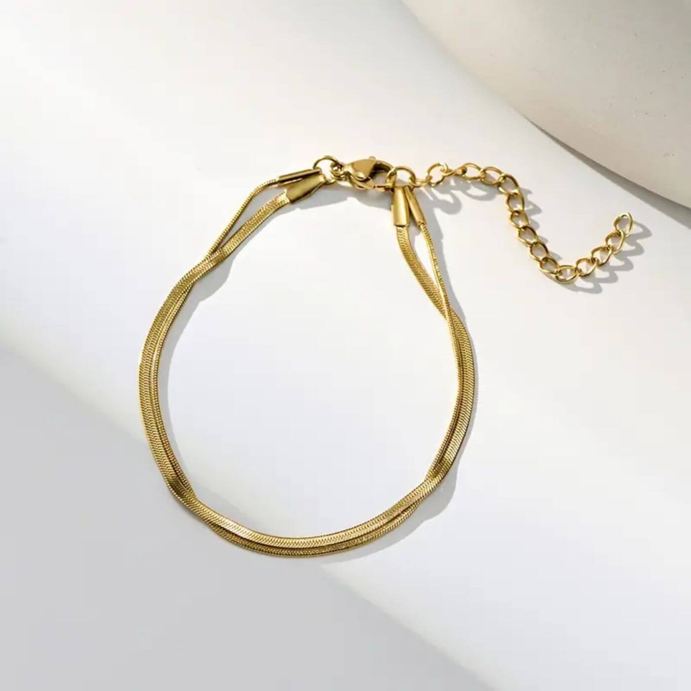 Refined Twin Layer Chain Bracelet
