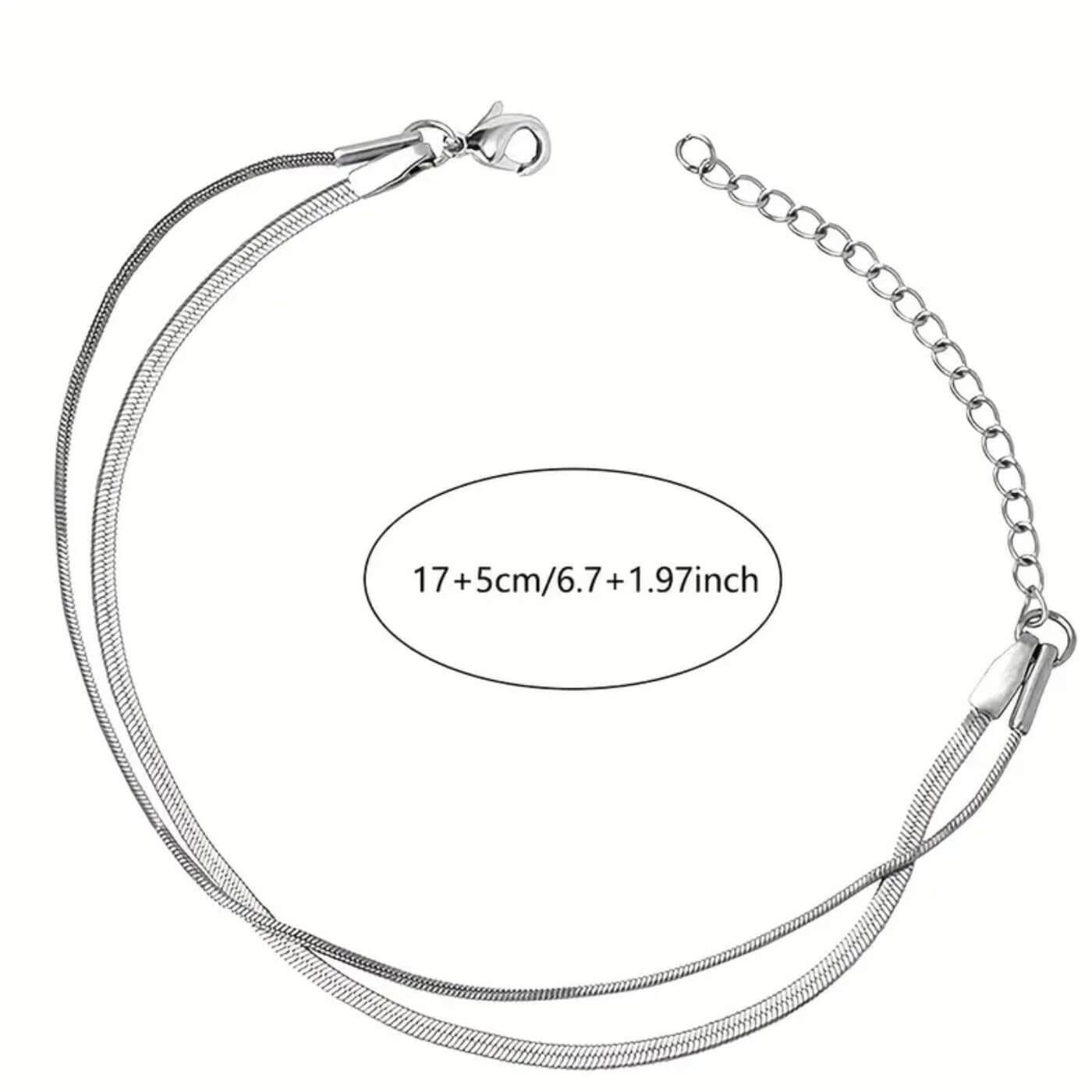 Refined Twin Layer Chain Bracelet