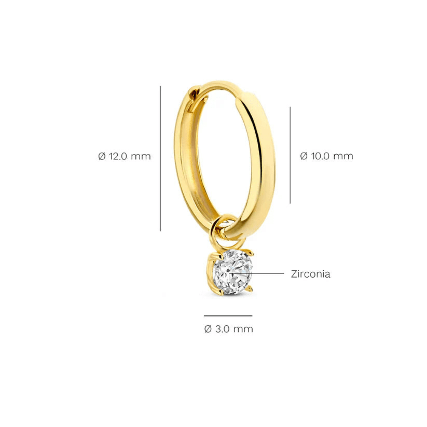 Royal Crystal Hoop & Stud Earring Set