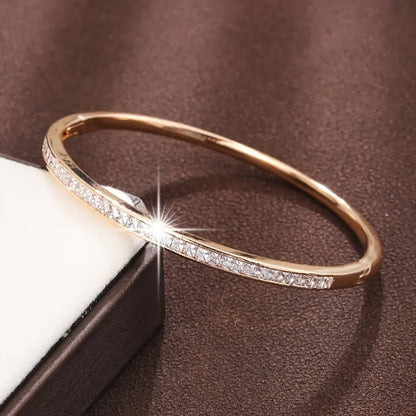 Royal Crystal Slim Bangle
