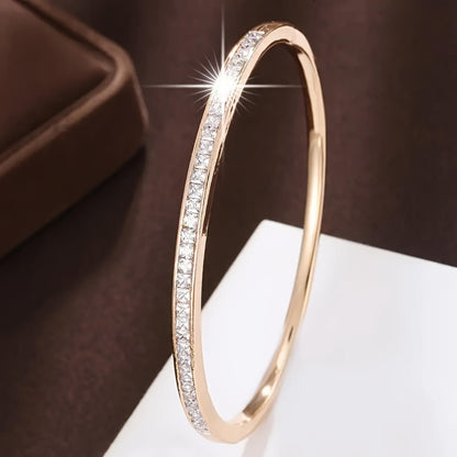 Royal Crystal Slim Bangle
