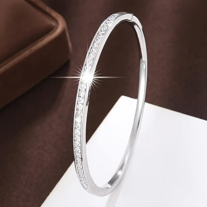 Royal Crystal Slim Bangle