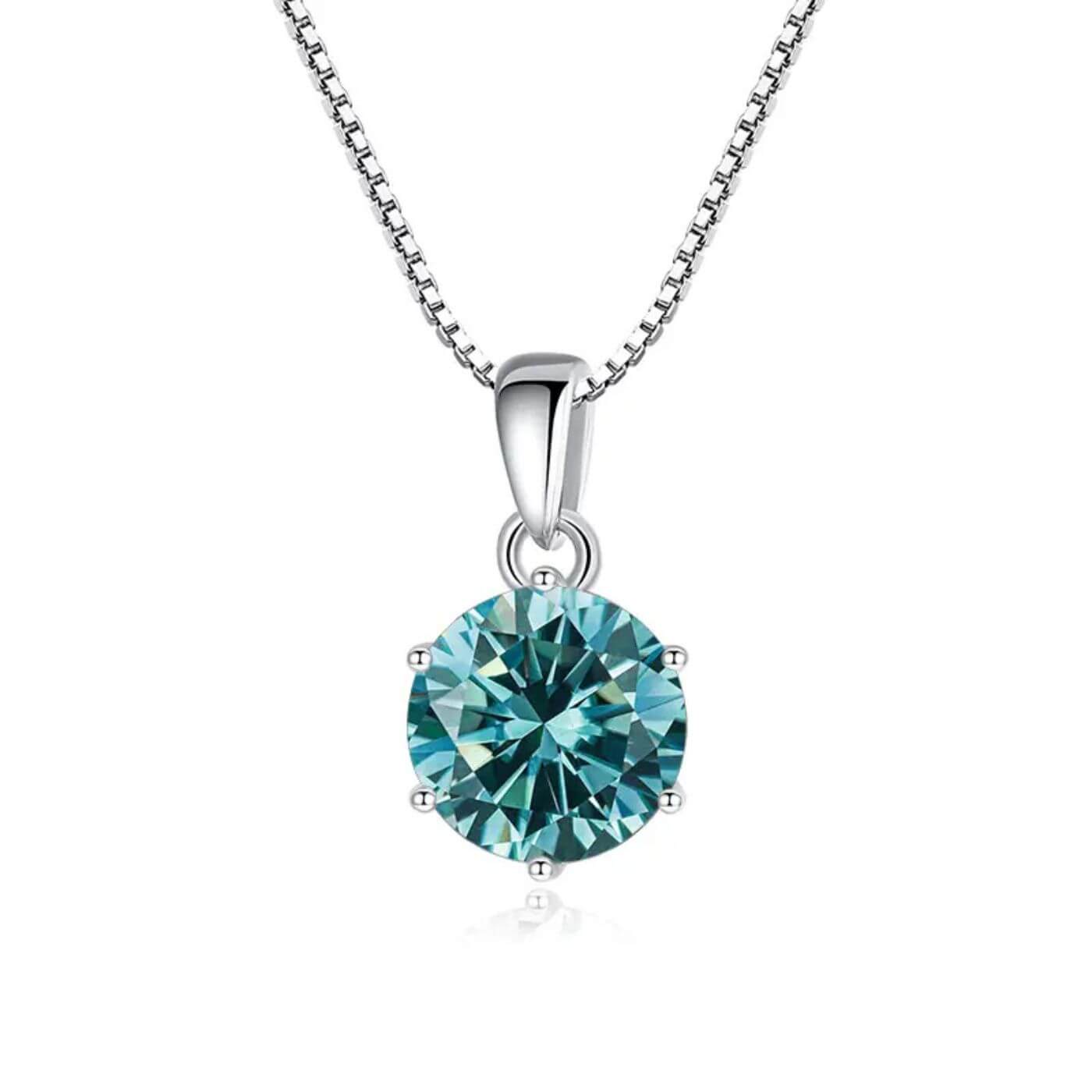 Royal Crystal Solitaire Pendant Necklace