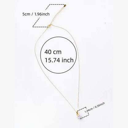 Royal Crystal Solitaire Pendant Necklace