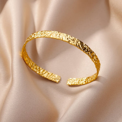 Royal Textured Cuff Bracelet