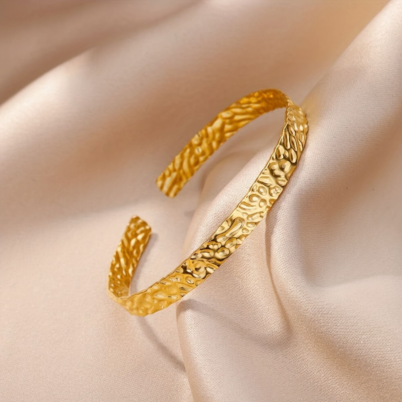 Royal Textured Cuff Bracelet
