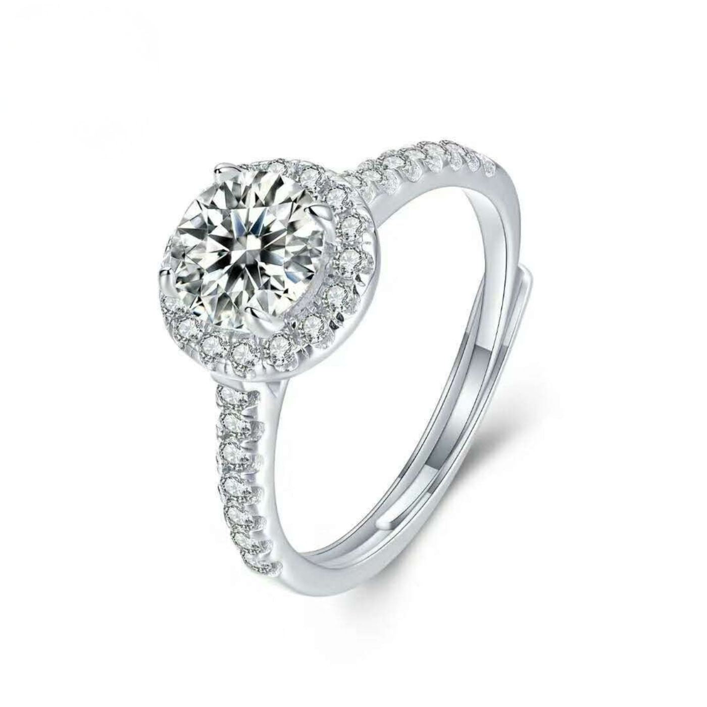 Royal Crystal Adjustable Ring