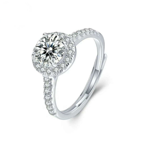 Royal Crystal Adjustable Ring