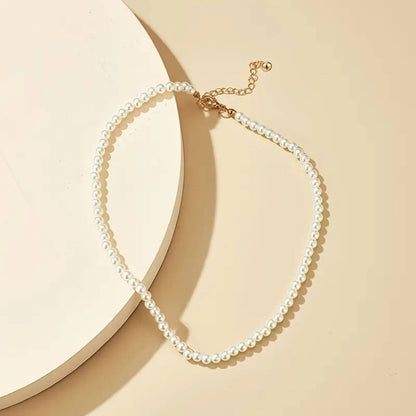 Timeless Round Pearl Choker Necklace