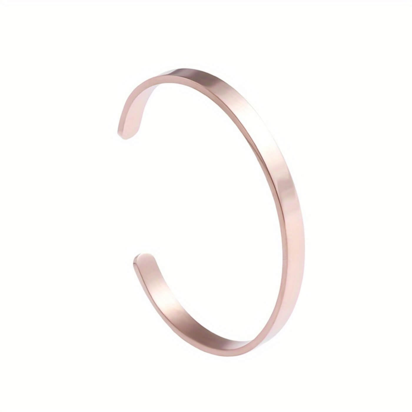 Titanium Shine Minimalist Open Bracelet