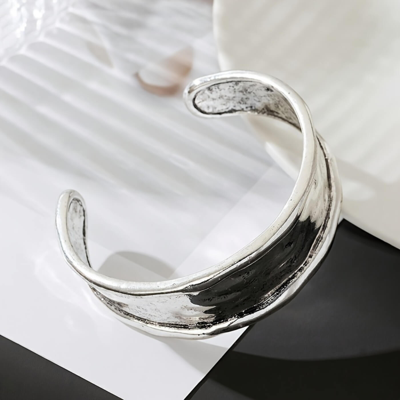 Vintage Sterling Open Cuff Bracelet